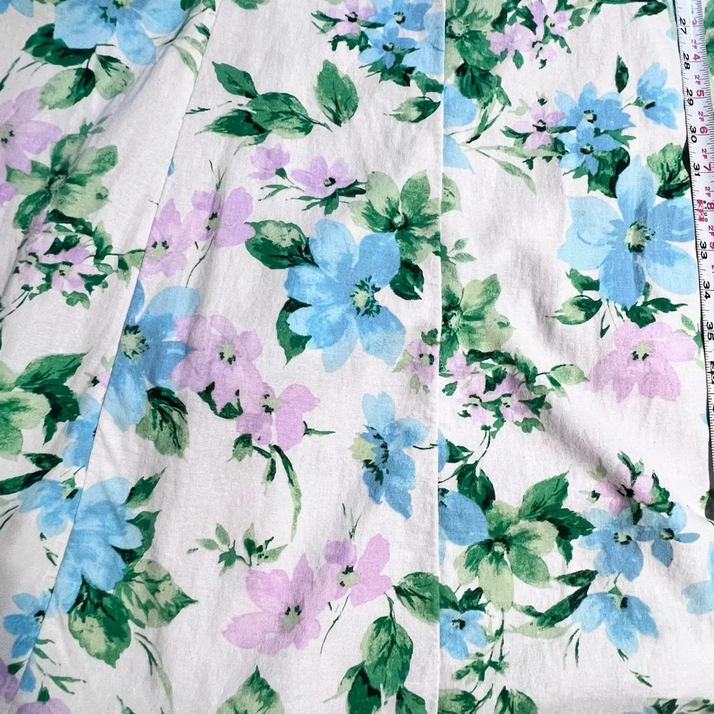 Old Navy cottage country flower garden linen sundress sun dress smocked new‎ nwt